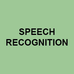 Speech Recognition