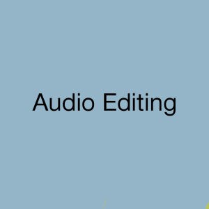 Audio Editing